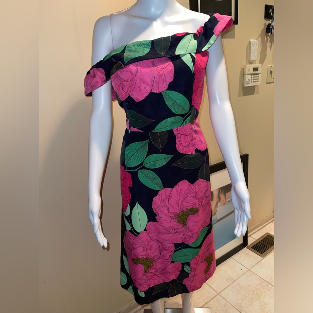 Floral off the shoulder dress